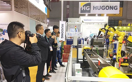 第二届进博会浙江日报拍摄GA黄金甲意大利CEA展位